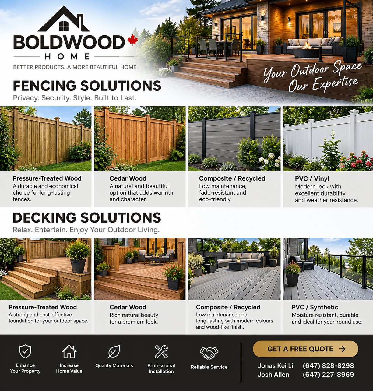 Boldwood Home Fencing and Decking