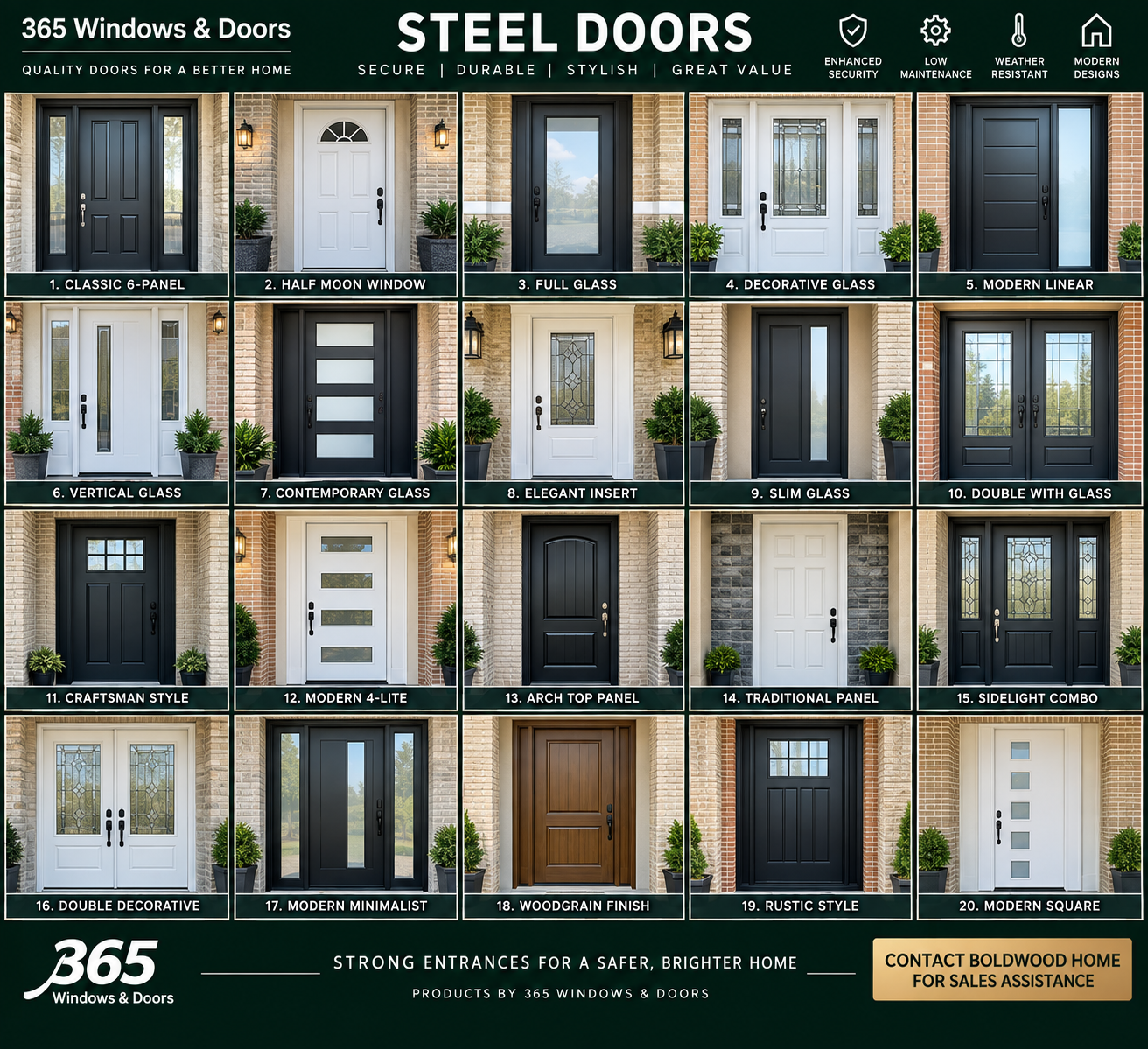 Steel Doors by 365 Windows and Doors